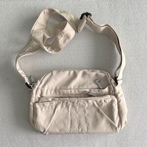 Stylish Cream Crossbody Bag